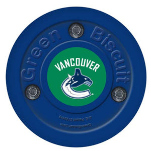 Green Biscuit NHL Team Hockey Puck